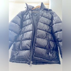 GUESS Men's Mid-weight Puffer Jacket With Removable Hood.